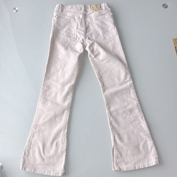 Zara Kids Girl's Corduroy Pants Cream Size 10 - Picture 5 of 8